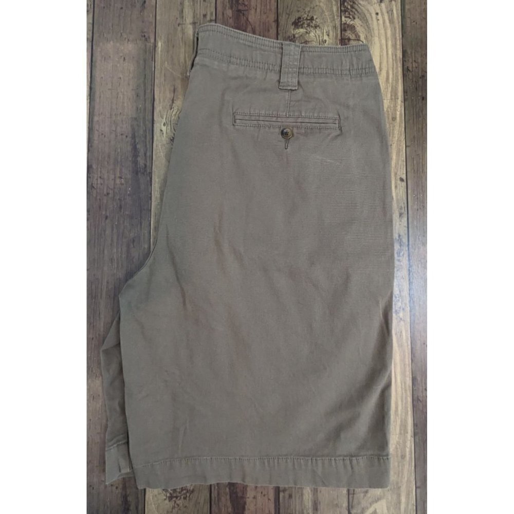 Tori Richard Honolulu Men's Shorts SZ 40 Tan Flat Front Cotton Blend Stretch